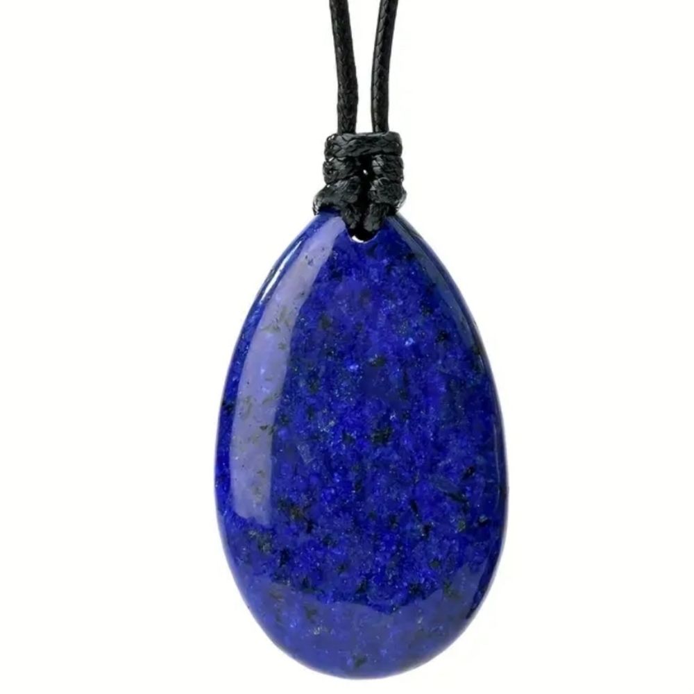 Lapis Stone Pendant Necklace